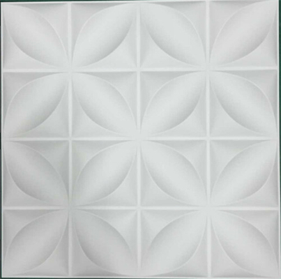 Square Shape 3D PVC Wall Panels Size 500 * 500mm / 300 * 300mm / Customized