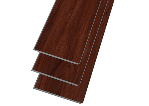 Formaldehyde Free 4mm Vinyl Flooring , Embossed Wooden Design Plastic Floor Planks