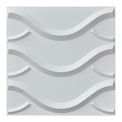 Paintable Antique Style 3D Plastic Wall Panels , Wall Decor PVC Sheet 50*50CM Size