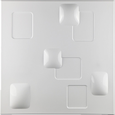 Indoor / Outdoor Decorative PVC Wall Panels Customized Size Easy Maintenance