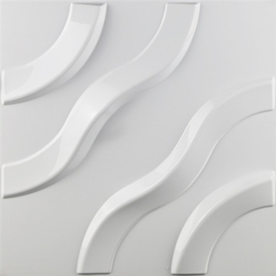 Indoor Decorative 3D PVC Wall Panels Lightweight Easy Installation IOS Approved