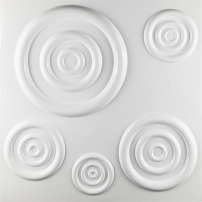 Fireproof Art 3D Interior Wallpaper , Waterproof PVC Wall Panels Sound Absorbing