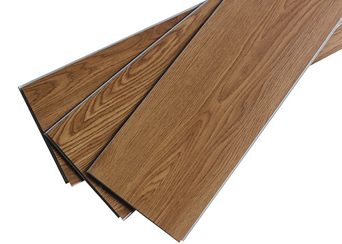 SPC Rigid Click Dry Back Vinyl Plank Flooring Wood Texture With IXPE Foam