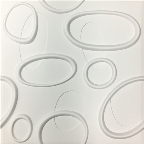 Fireproof Art 3D Interior Wallpaper , Waterproof PVC Wall Panels Sound Absorbing