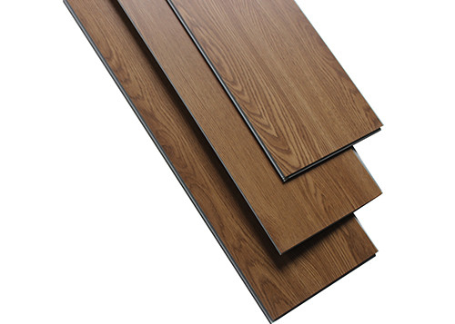 Wood Texture Bathroom Sheet Vinyl Flooring , Plastic Waterproof Vinyl Click Flooring