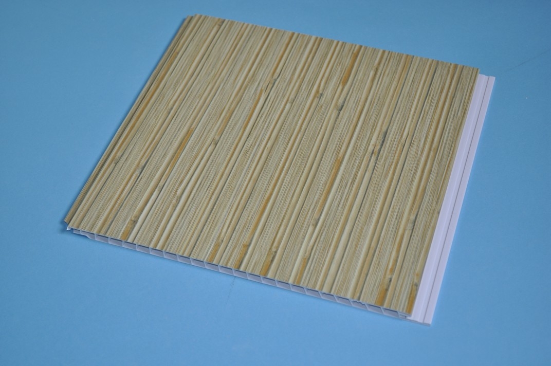 Waterproof PVC Ceiling Panels Natural Wood Grain Easy Cut / Drilled / Nailed