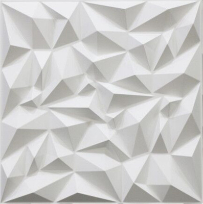 DIY Geometric 3D PVC Wall Panels Washable Eco Friendly Depth 0.1 Centimeters