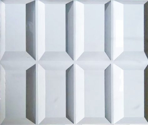Fire Resistance 3D PVC Wall Panels USA Type For KTV / Supermarket Decorative