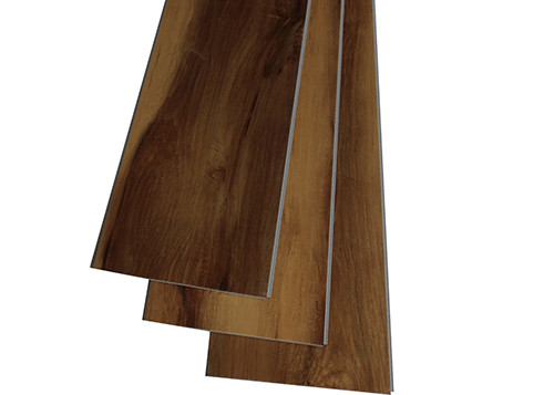 Deep Embossed Wood Grain Vinyl Flooring , Anti Fire SPC Vinyl Plank Flooring