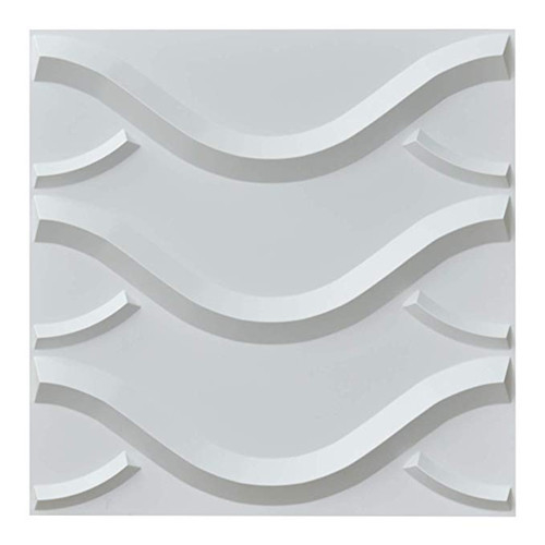 Paintable Antique Style 3D Plastic Wall Panels , Wall Decor PVC Sheet 50*50CM Size