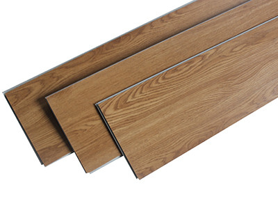 Indoor PVC Laminate Look Vinyl Flooring , Laminate Effect Vinyl Floor Tiles Wood Texture
